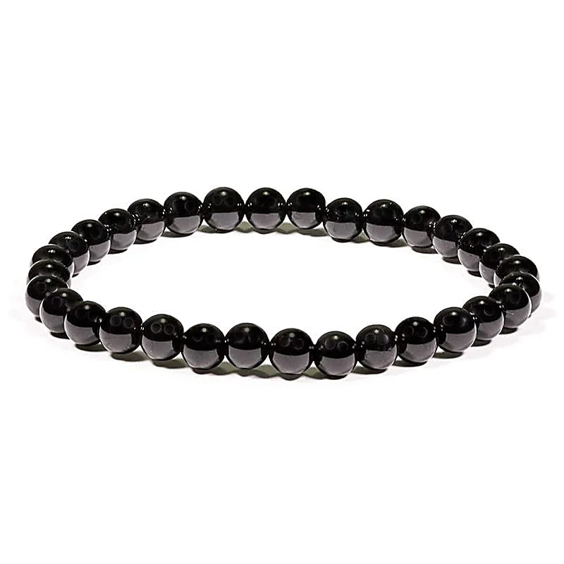 Armbånd Sort Turmalin - 6mm