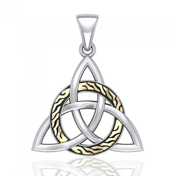 Vedhæng med Triquetra - Treenighedssymbolet - 34mm - u/kæde
