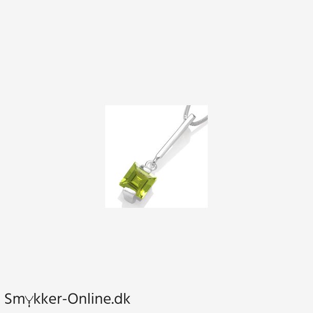 Vedhng med Peridot - 26mm - u/kde
