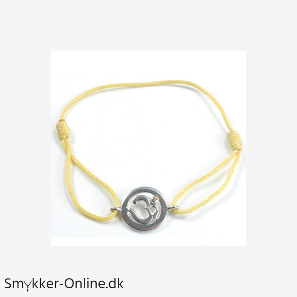Chakra Aum Armbnd - 3 Chakra - med Safir - 14mm