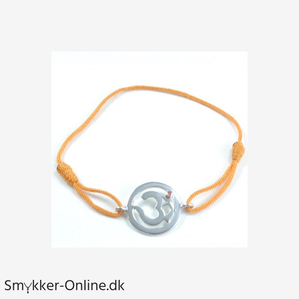 Chakra Aum Armbnd - 2 Chakra - med Citrin - 18mm