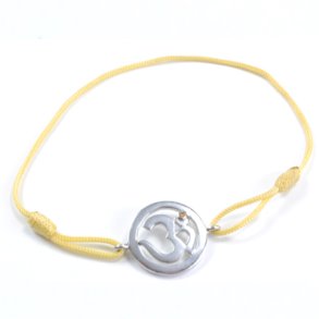 Chakra Aum Armbnd - 3 Chakra - med Safir - 18mm