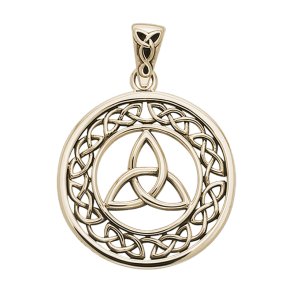 	Vedh�ng med Triquetra - Treenighedssymbolet - 33mm - u/k�de