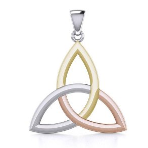 Vedhng med Triquetra - Treenighedssymbolet - 34mm - u/kde