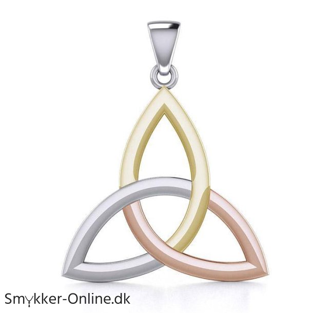 Vedhng med Triquetra - Treenighedssymbolet - 34mm - u/kde