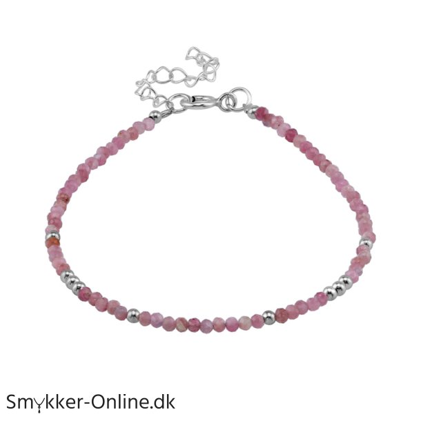 Armbnd Pink Turmalin - 2mm