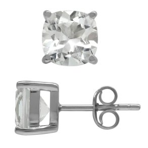 restikker med Klar Topas - 7mm - pr par