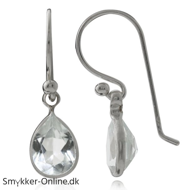 reringe med Klar Topas - 22mm - pr par