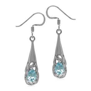 reringe med Bl Topas - 39mm - pr par