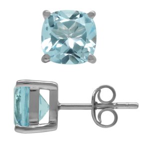 restikker med Bl Topas - 7mm - pr par