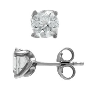 restikker med Klar Topas - 6mm - pr par