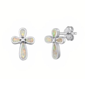 restikker kors med Opal - pr par