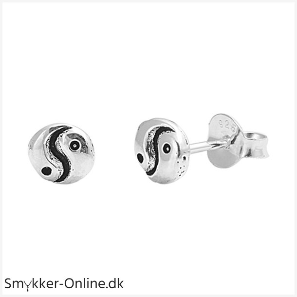 Yin Yang restikker - 5mm - pr par