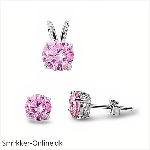 Smykkest med Pink Zirkonia - u/kde