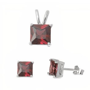 Smykkest med Rd Zirkonia - u/kde