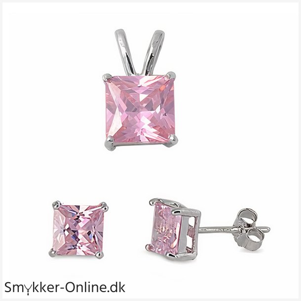 Smykkest med Pink Zirkonia - u/kde
