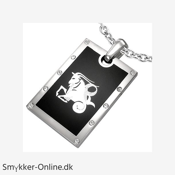 Vedhng Stenbukken Stjernetegn Stl - 44mm - u/kde
