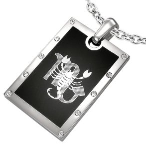 Vedhng Skorpionen Stjernetegn Stl - 44mm - u/kde