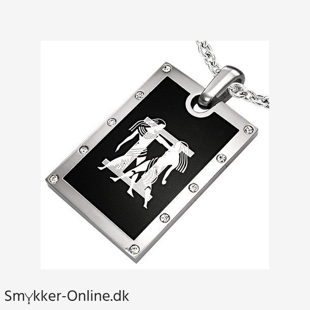 Vedhng Tvillingerne Stjernetegn Stl - 44mm - u/kde