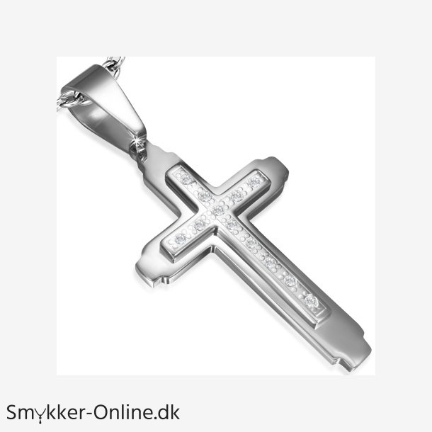 Kors Vedhng i stl - 70mm - u/kde
