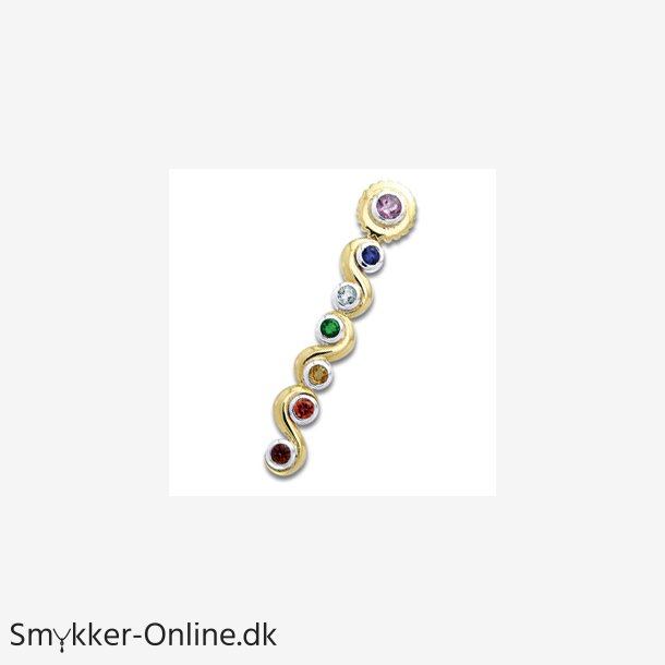 Chakra vedhng - Forgyldt - 50mm - u/kde