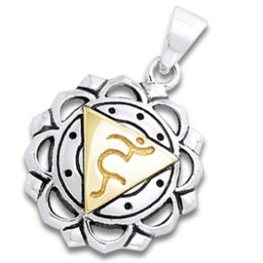 Chakra vedhng 5 Chakra - Vishuddaishudda - Halschakraet - 31mm - u/kde