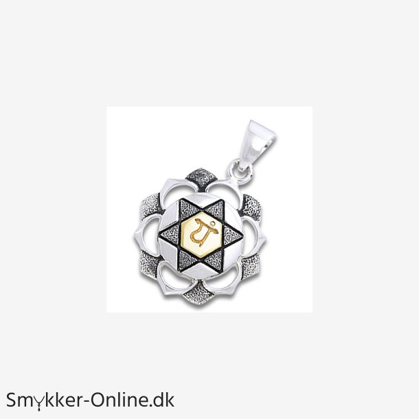 Chakra vedhng 4 Chakra - Anahata - Hjertechakraet - 31mm - u/kde