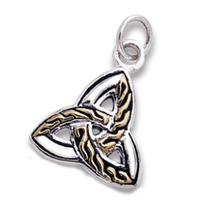 Vedhng med Triquetra - Treenighedssymbolet - 20mm - u/kde