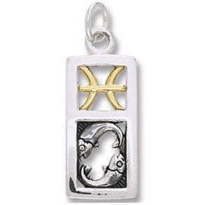  Vedhng Fiskene Stjernetegn  - 26mm - u/kde