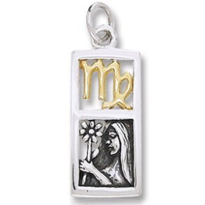 Vedhng Jomfruen Stjernetegn - 26mm - u/kde