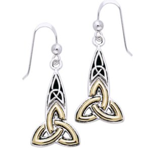 reringe med Triquetra - Treenighedssymbolet - 35mm - pr st