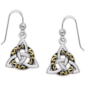 �reringe med Triquetra - Treenighedssymbolet - 29mm - pr s�t