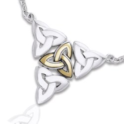 Halskde med Triquetra - Treenighedssymbolet