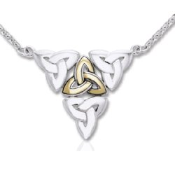 Halskde med Triquetra - Treenighedssymbolet