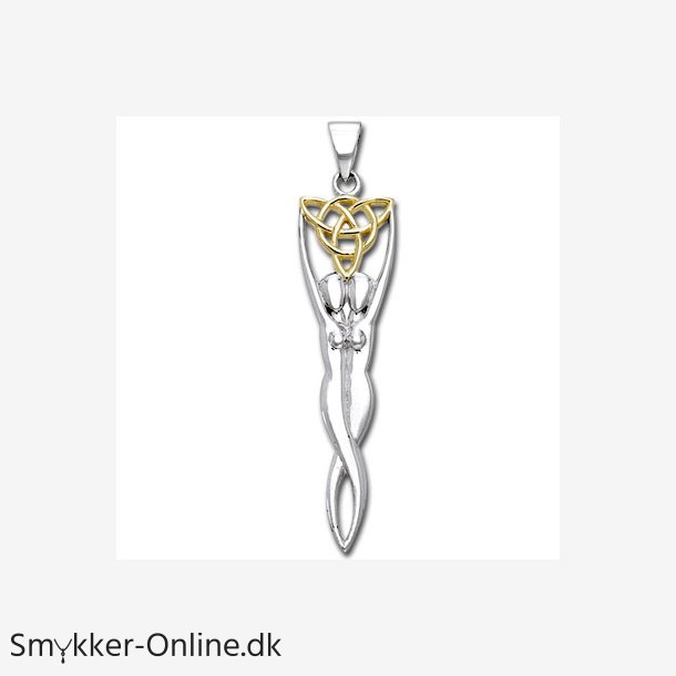 Vedhng Gudinder med Triquetra - Treenighedssymbolet - 53mm -  u/kde