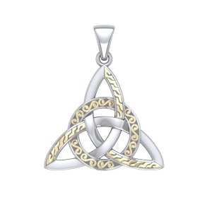 Vedh�ng med Triquetra - Treenighedssymbolet - 34mm - u/k�de