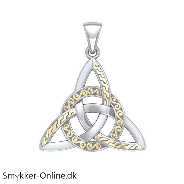Vedh�ng med Triquetra - Treenighedssymbolet - 34mm - u/k�de