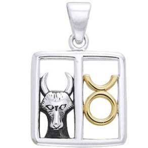 Vedhng Tyren Stjernetegn - 30mm - u/kde