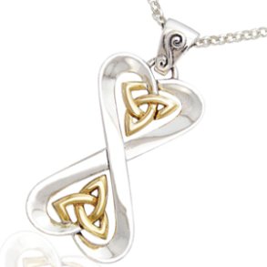 Vedhng med Uendelighedstegnet - Infinity - 43mm - m/kde