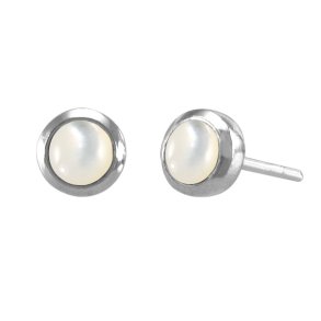 �restikker med Bjergkrystal - �6mm - pr par