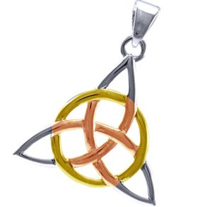 Vedhng med Triquetra - Treenighedssymbolet - 36mm - u/kde