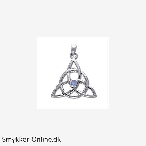 Vedhng med Triquetra - Treenighedssymbolet og Mnesten - 35mm - u/kde