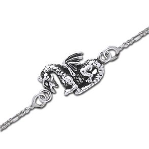 Armb�nd med Lykke Drage - 17cm