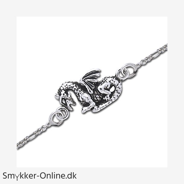 Armb�nd med Lykke Drage - 17cm