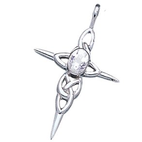 Keltisk kors med Bjergkrystal - u/kde