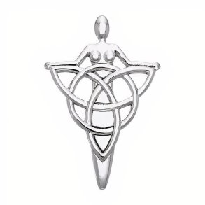 Vedhng Gudinde med Triquetra - Treenighedssymbolet - 45mm - u/kde