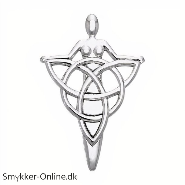 Vedhng Gudinde med Triquetra - Treenighedssymbolet - 45mm - u/kde