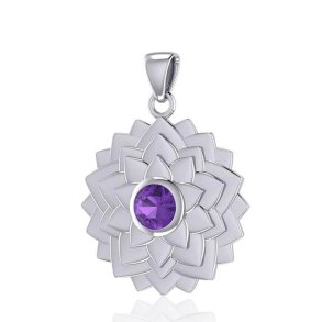 Chakra vedhng 7 Chakra - Sahasrara - Kronechakraet - 34mm - u/kde