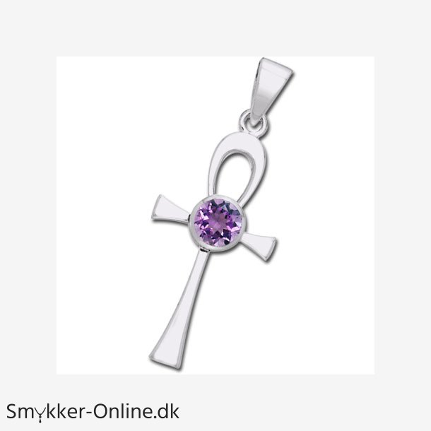 Ankh kors med Ametyst - u/kde