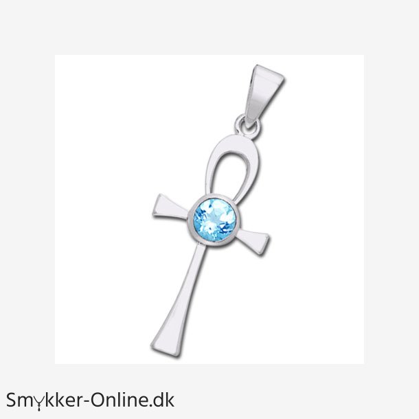 Ankh kors med Bl Topas - u/kde